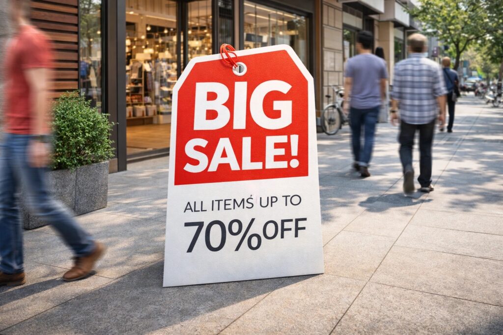 Are Freestanding Display Bases Strong Enough for Outdoors?